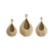 thumbnail image 5 of 3x cesta de cebolla de yute de pared, cestas de pared Boho, soporte de maceta de pared, contenedor de almacenamiento organizador de cocina para fruta Marrón, 5 of 5