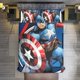 thumbnail image 1 of Capitan America Comforter Set for Kids Boys Teen Men Tween 3D Lightweight Microfiber Bedding Sets, 1 of 4
