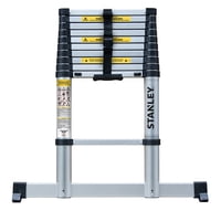 Escalera Stanley Telescópica Softclose 3,2Mt 11 Escalones + Estabilizador