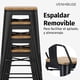 thumbnail image 4 of Pack 4 Taburetes Tolix De Madera Oscura 66cm Con Respaldo Venhouse Negro, 4 of 10