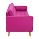 thumbnail image 5 of Sofa Retro 3cg Felpa 01 Fucsia, 5 of 6