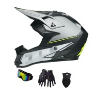 Ioensy - Casco De Ciclismo Cara Completa Accesorios Cómodos Y Ligeros Casco De Bicicleta M