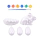 thumbnail image 1 of Kit De Pintura De Pascua De La Canasta De Pascua Adornos DIY ESMACIÓN DE Pascua Figura 3 Huevos, 1 of 5