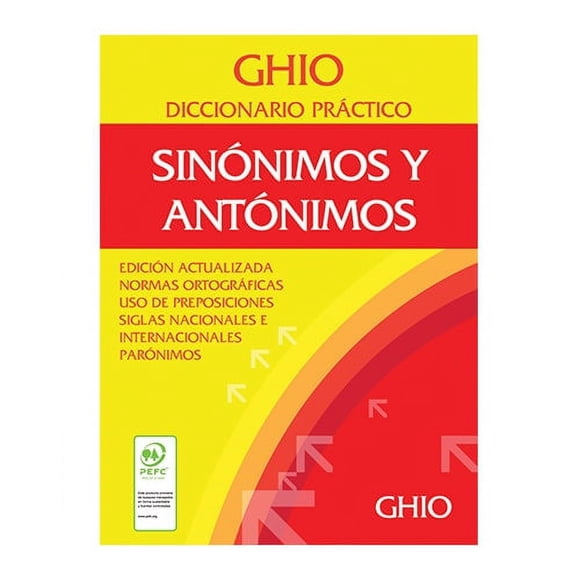 Mundicrom Diccionario Sinonimos Y Antonimos Ghio