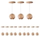 thumbnail image 2 of 12 piezas de madera global techo lámpara colgante de la lámpara de ara?a decoración de la lámpara, 2 of 3