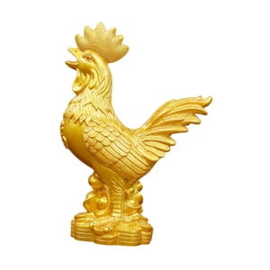 Bothyi - Estatua De Gallo De Resina, Estante Artístico, Regalo De Cumpleaños, Decoración De Centro De Mesa S