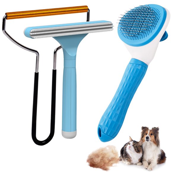 Set De Aseo 3 En 1 Para Eliminar Pelo De Mascotas