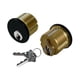 thumbnail image 1 of Escaparate comercial de latón AiSecure Cylinder Lock, 1 of 8