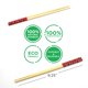 thumbnail image 3 of Juego de palillos GAMAGO Ninja 2 Bamboo, 4 pares, 23,5 cm, reutilizables, 3 of 7