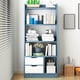 thumbnail image 4 of Librero Con Cajones   Azul Blanco 140x63x30, 4 of 5