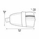 thumbnail image 4 of Bolso Sillin Impermeable Azul, 4 of 4