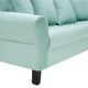 thumbnail image 3 of Sofa Lua 3C + 2 Pouf Felpa 20 Verde Agua, 3 of 6