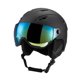 thumbnail image 4 of Casco De Esquí Gafas Protectoras Cálidas Con Almohadilla Para La Mandíbula Casco De Esquí De Nieve Para Frío Negro De 51 A 54 Cm, 4 of 5