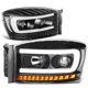 thumbnail image 1 of Faros delanteros LED U-Bar DNA MOTORING para Dodge Ram, 1 of 8