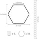 thumbnail image 3 of Trellis de cadena para plantas escaladoras - Accesorios de plantas de casa interior y exterior Más | Trellis de pared de jardín y soporte de la vid de la planta - Accesorios de plantas de ca, 3 of 3