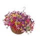 thumbnail image 5 of Cesta colgante de flores artificiales, adorno para colgar plantas, cadena, maceta, planta colgante falsa para jardín, patio, decoración del hogar A, 5 of 5