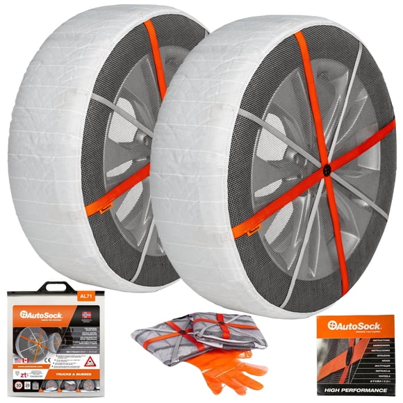 Fundas para nieve para neumáticos AUTOSOCK AL71 para camiones y autobuses, paquete de 2