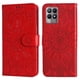 thumbnail image 1 of Funda tipo cartera FOXDOCK para Realme 8i , diseño girasol en relieve, cuero PU, cierre magnético, soporte y tarjetero, 1 of 5