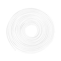 Ioensy - Protector De Borde De Puerta De Coche, Accesorios Exteriores De Goma Para Camión, Atv, Blanco