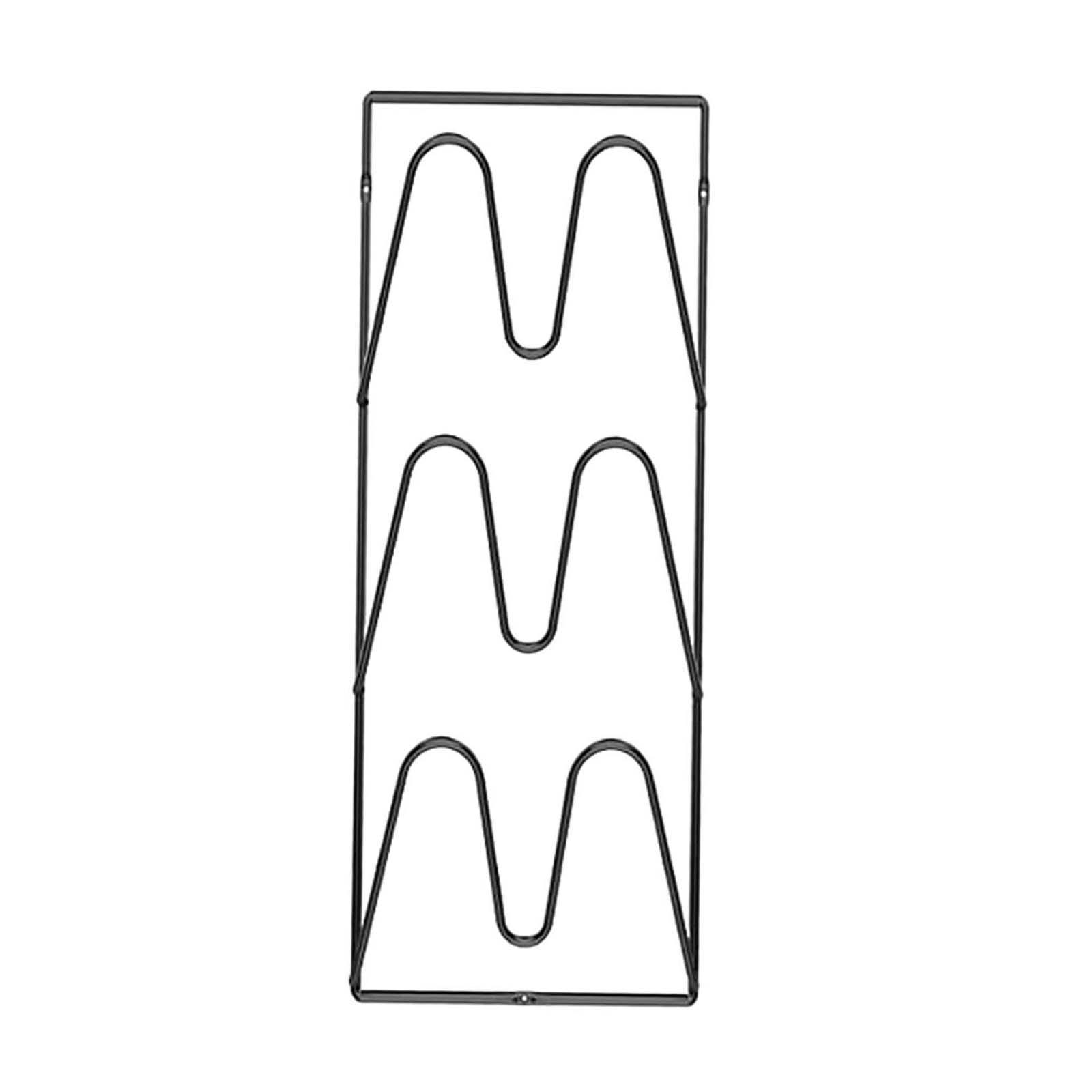 Bothyi - Estante Para Tapas De Ollas, Estante De Almacenamiento De Cubierta De Olla Colgante De Metal Para Despensa, Gabinete, Tapa De Cacerola