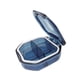 thumbnail image 5 of Organizador De Pastillas De Viaje Con Divisor, Pastillero Peque?o Para Bolso, Monedero, Bolsillo, Cuadrado Azul, 5 of 5