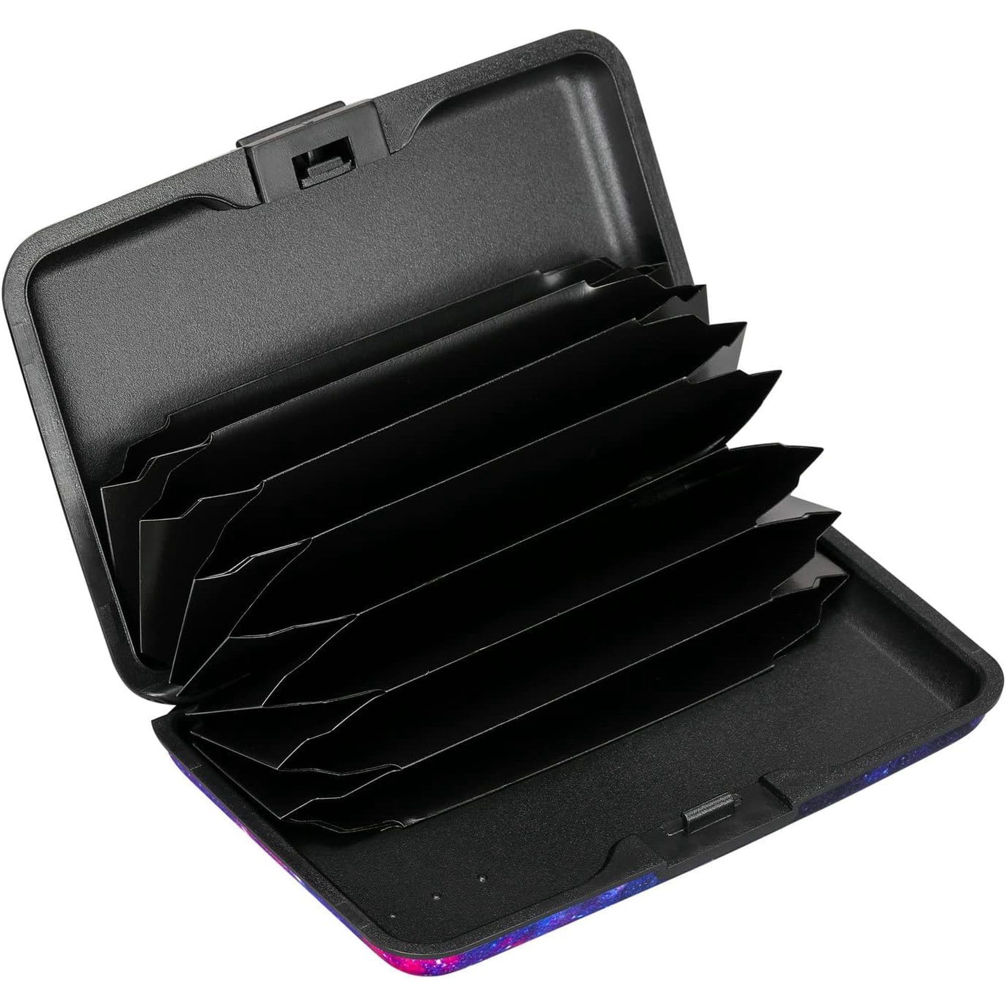 Genérico - Tarjetero Rigido De Metal Colores