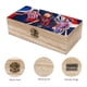 thumbnail image 3 of Caja de Almacenamiento de Madera Desmarcar Temática Christian Pulisic, 3 of 6