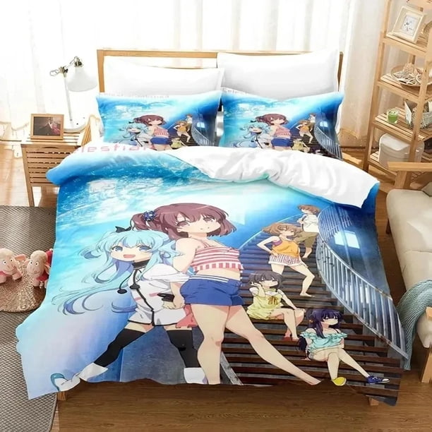 Sora No Method Celestial Method Bedding Set Boys Girls Twin Queen Size Duvet Cover Pillowcase Bed Boys AdultBed Sheets
