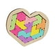 thumbnail image 4 of Rompecabezas De Madera En Forma De Corazón, Bloques De Madera, Rompecabezas Para Formas, Estilo De Jardín De Infantes B, 4 of 5