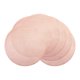 thumbnail image 1 of Juego de 6 Manteles Individuales Redondos Diseño Hueco para Decoración de Mesa de Comedor Lavable Mantel de Mesa de Cocina Oro Rosa 15 pulgadas, 1 of 6