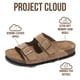 thumbnail image 2 of Sandalias de cuero genuino Venita Chestnut para mujer de Project Cloud, 2 of 6