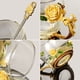 thumbnail image 3 of 1 juego de taza de té y café de cristal con cuchara, ideal para regalar., 3 of 5