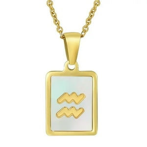 Collar Heshpaws Constellation Shell 18K Gold Plated Dorado