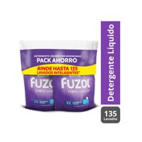 Detergente Líquido Forte Con Suavizante Doypack Pack L Ml Fuzol