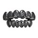 thumbnail image 4 of Parrillas De Dientes Superior/inferior De Hip-hop De 18 Quilates Para Disfraz De Halloween Cosplay Negro, 4 of 5