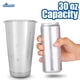 thumbnail image 2 of Vaso de malta EHOMEA2Z de acero inoxidable de 900 ml para batido de helado, 2 of 8