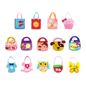 Bothyi - Kit De Costura Para Niños, Bolsos De 14 Piezas, Aprender A Coser, Manualidades Diy Para Regalos De Cumpleaños