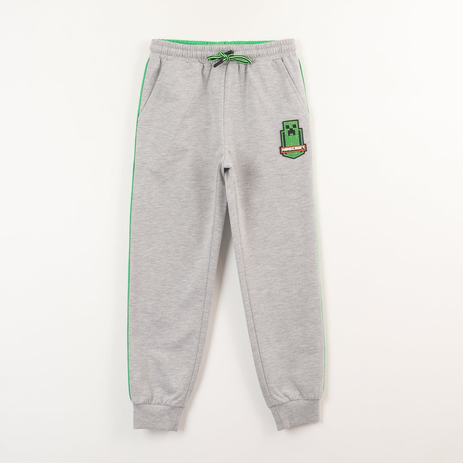Pantalon De Buzo Niño Escudo Gris Minecraft