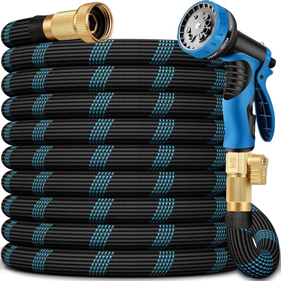 Manguera de Jardín Suewaxxf 15 m Flexible con Boquilla de 10 Patrones