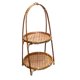 thumbnail image 5 of Cesta Tejida De Bambú Para Almacenamiento De Aperitivos Y Frutas, Para Cocina, Restaurante, Picnic, Marrón, 2 Capas, 5 of 5