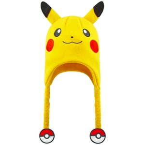 Gorro Pokémon Kids, Acogedor, Tejido En Invierno, Amarillo, De Pikachu
