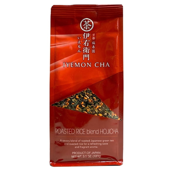 Té Iyemon Cha Hojicha 100 g – Mezcla de Arroz Tostado