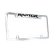 thumbnail image 1 of Marco para placa de Ford Raptor cromado en latón, 1 of 6
