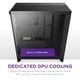 thumbnail image 2 of Case NZXT H7 Flow 2024 Mid-Tower ATX con 3 ventiladores de 120 mm, color negro, 2 of 9