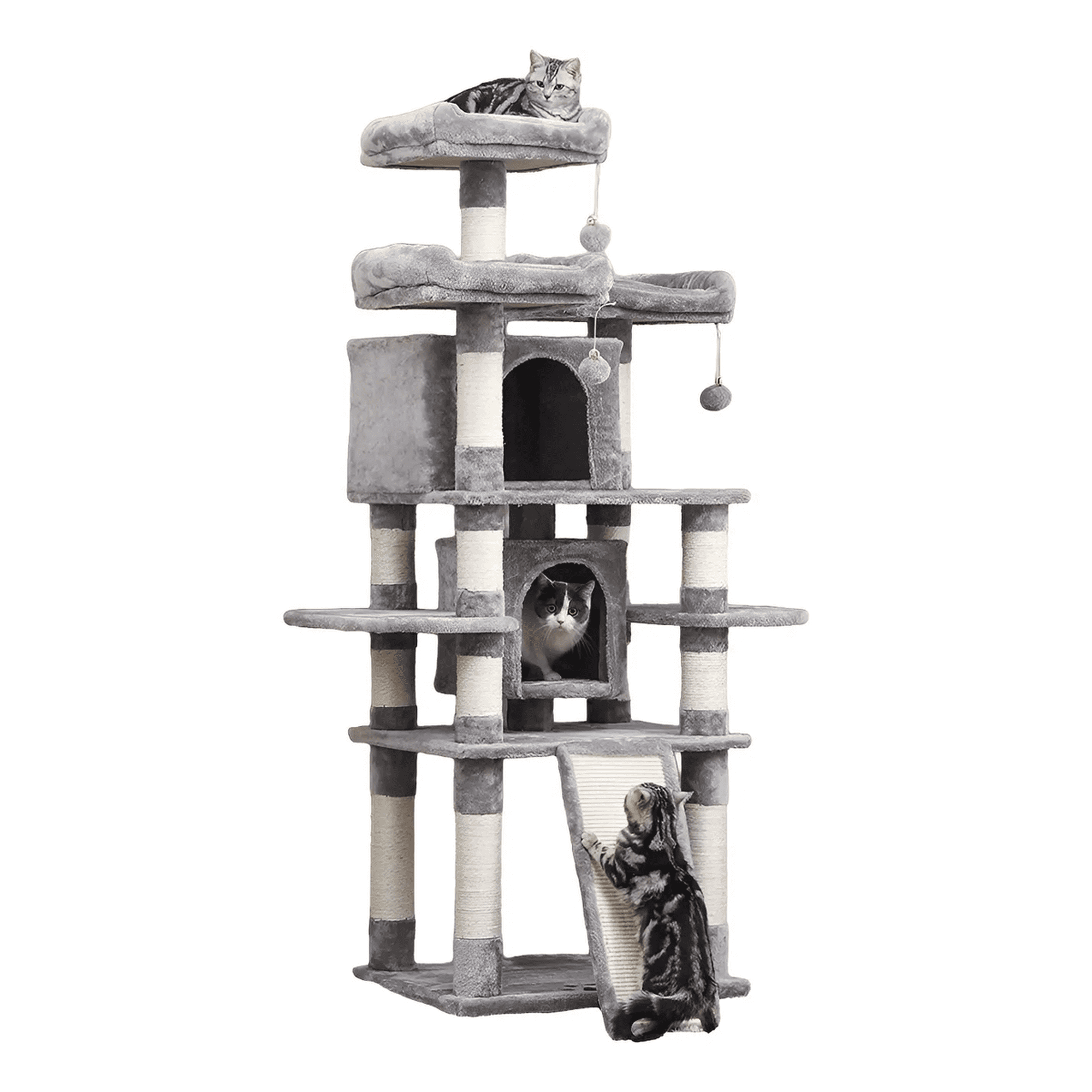 Rascador de árbol gris 1.70 mts