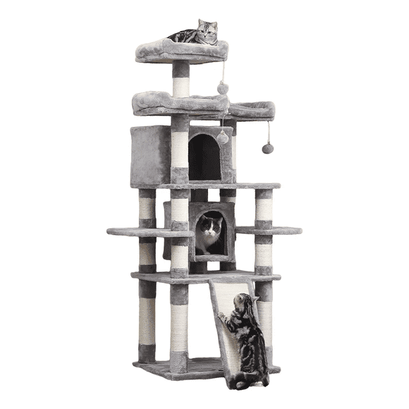 Rascador de árbol gris 1.70 mts