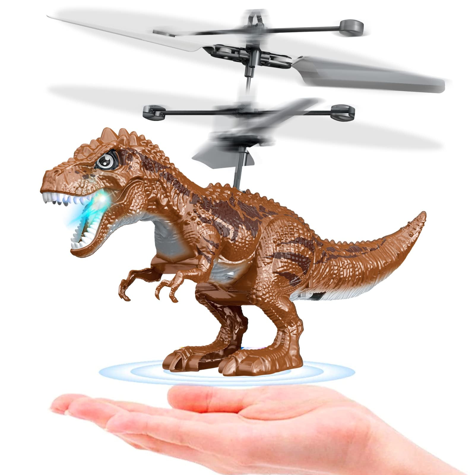 Dron Dinosaurio Volador Remoto Kppit Para Niños Con Luz Led