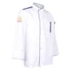 thumbnail image 2 of Restaurante Unisex Chef Coat Jacket Uniforme manga larga Hombres Mujeres Blanco XXXL, 2 of 5