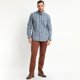 thumbnail image 1 of Camisa Trevira Estampada Celeste, 1 of 4