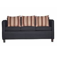 Ruzam Mobel - Sofá 3 Cuerpos Barcelona Negro